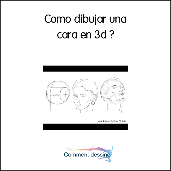 Como dibujar una cara en 3d